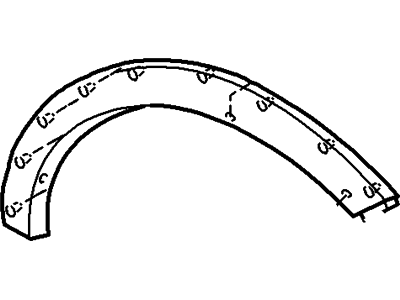 Ford 5L1Z-7829165-AAE Moulding