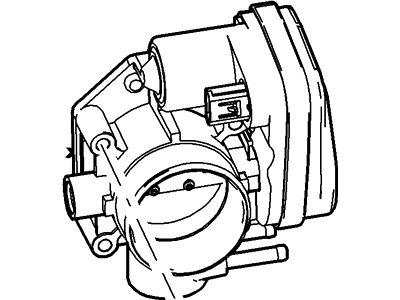 Ford 6E5Z-9E926-AA Throttle Body And Motor Assembly