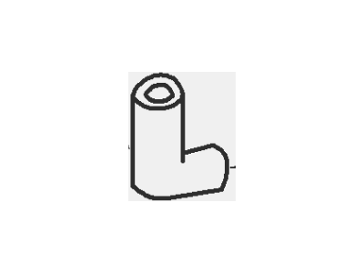 1997 Ford F-250 PCV Hose - F5TZ-6A664-A