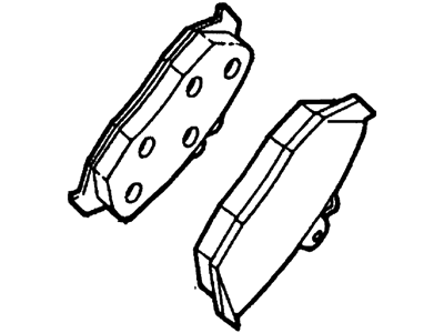 Mercury Cougar Brake Pads - F3SZ-2200-A