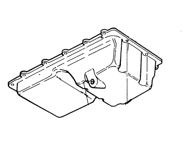 Ford Crown Victoria Oil Pan - F1AZ-6675-A