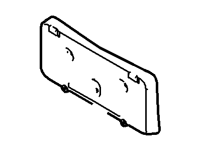 Ford 8A5Z-17A385-AA Bracket - License Plate