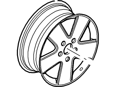 Mercury Spare Wheel - 6E5Z-1007-AA