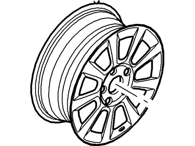 Ford 6N7Z-1007-AA Wheel Assembly