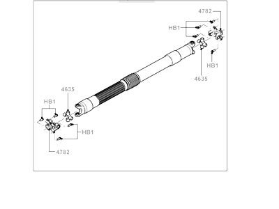 2011 Ford Mustang Drive Shaft - BR3Z-4602-A