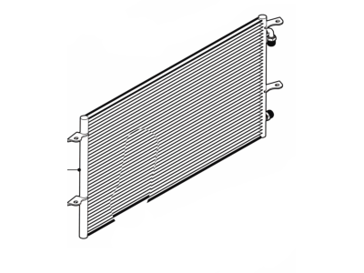 Ford 4G7Z-19712-AA Condenser And Tube Assembly - A/C