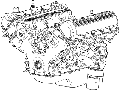 Ford 7C2Z-6006-BA Service Engine Assembly