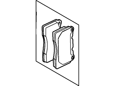 Ford DR3Z-2001-C Kit - Brake Lining