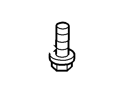 Ford -W705966-S426 Bolt - Hex. Head - Flanged