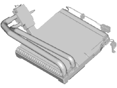 Ford DV6Z-19D597-A Evaporator And Housing Assembly