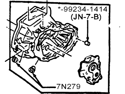 Ford F7CZ7005EA Case Assembly Transmission