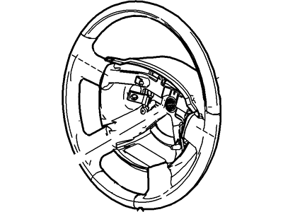 Lincoln Navigator Steering Wheel - 5L7Z-3600-AAB