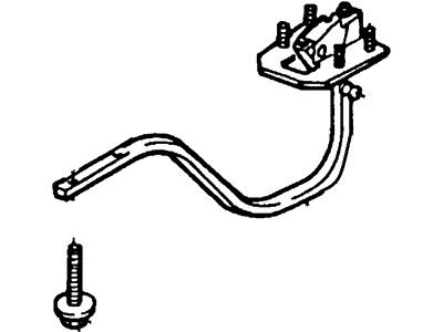 1999 Ford Contour Lift Support - F5RZ-54406A10-A