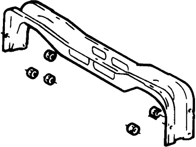 1992 Ford F Super Duty Motor And Transmission Mount - F2TZ-6A023-A