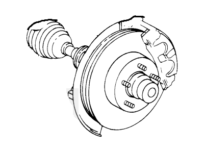Mercury Mountaineer CV Joint - F57Z-3B436-BA