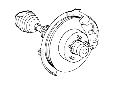 2003 Ford Ranger Axle Shaft - 2L2Z-3B437-AA