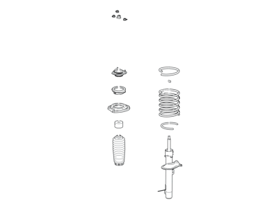 2007 Ford Focus Shock Absorber - GU2Z-18A092-AW