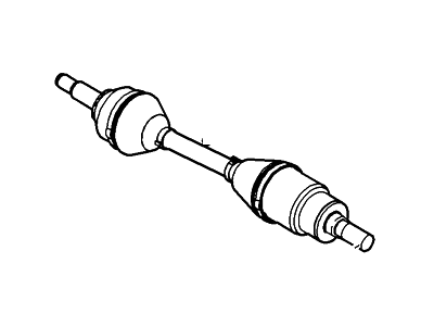 Ford 8A8Z-4K138-A Shaft Assembly