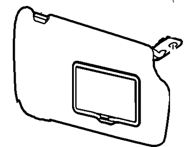 2012 Ford Fiesta Sun Visor - BE8Z-5404104-CB