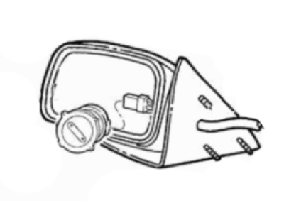 Mercury Grand Marquis Car Mirror - F6AZ-17682-BA