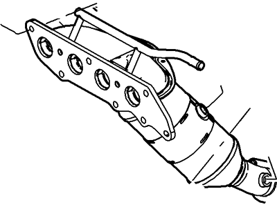 Ford Focus Catalytic Converter - 5S4Z-5G232-LA