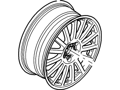 Ford 7T5Z-1007-A Wheel Assembly
