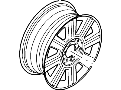 Ford 7G1Z-1007-A Wheel Assembly