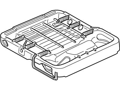 Ford YF1Z-5463100-AA Frame And Spring - Front Seat Cushion