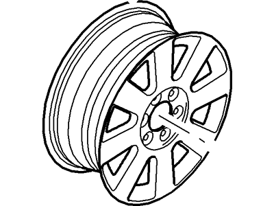 Lincoln Zephyr Spare Wheel - 6H6Z-1007-BA