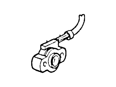 1986 Ford E-250 Throttle Position Sensor - E6TZ-9B989-A