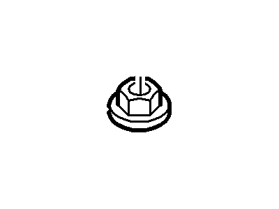 Ford -W706004-S440 Nut - Hex.