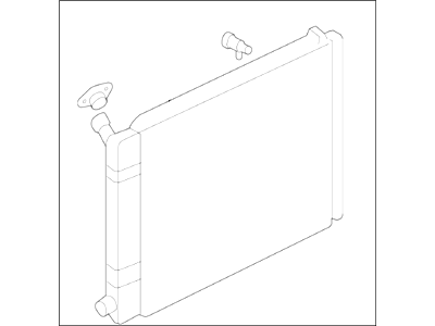 2001 Ford Focus Radiator - YS4Z-8005-AA