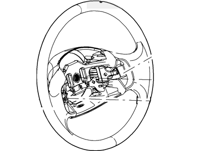 Ford 8C2Z-3600-BA Steering Wheel Assembly