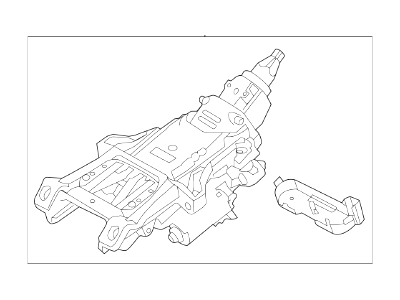 2015 Lincoln MKX Steering Column - DA1Z-3C529-B