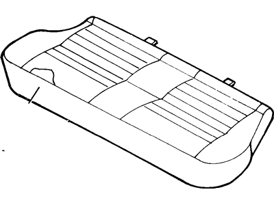 Ford E7GZ-6160030-K Cover And Cushion-Rear