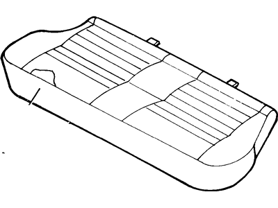 Ford E7GZ-6160030-B Cover And Cushion-Rear