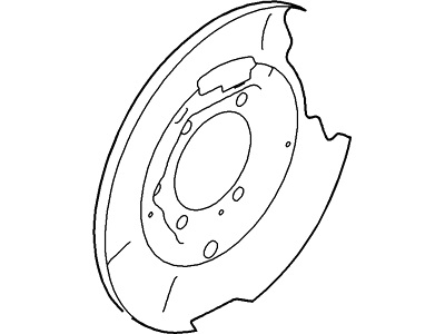 Ford 2L1Z-2C029-AA Shield-Brake Disc Splash