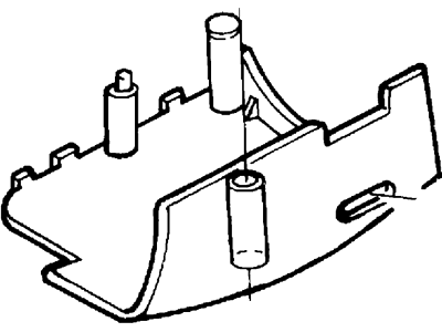 Ford F7UZ-3530-AAB Shroud Assembly - Steering Column