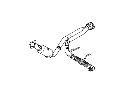 Ford BL3Z-5E212-F Catalytic Converter Assembly