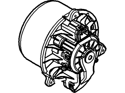 Ford Fiesta Blower Motor - BE8Z-19805-B