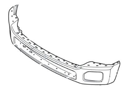 2012 Ford F-450 Super Duty Bumper - BC3Z-17757-FCP