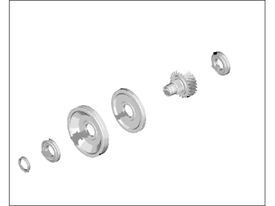 Ford FG9Z-7H348-A Gear And Shaft Assembly