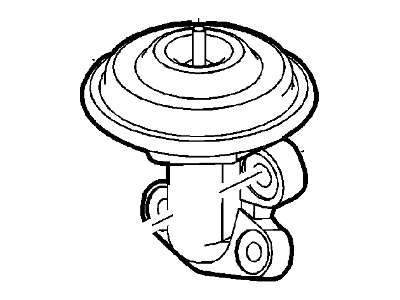 2007 Ford Taurus EGR Valve - 6F1Z-9D475-AA