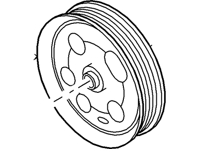 Ford XW4Z-8C647-AA Pulley - Hydraulic Cooling Fan Pump