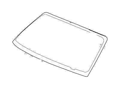 Ford 8C3Z-2803100-A Windshield Glass