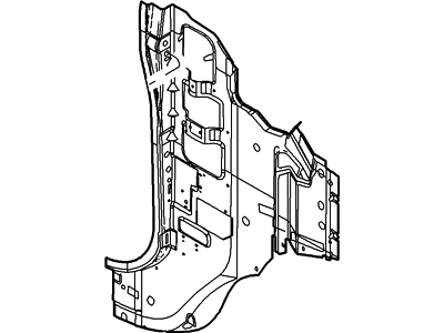 Ford F81Z-2502039-AA Panel Assembly - Cowl Side