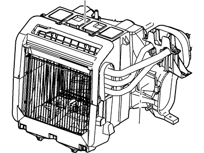 Ford 4W4Z-19850-AA Evaporator Assembly