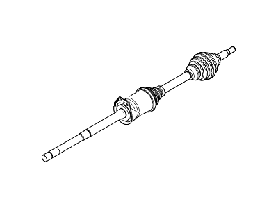 2012 Ford Explorer CV Joint - BB5Z-3B436-F