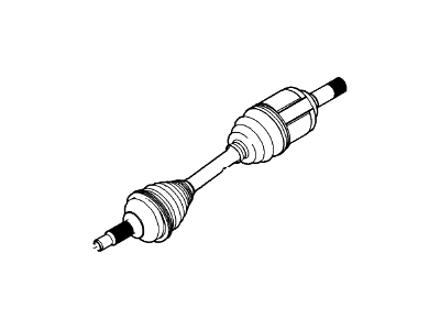 Ford BB5Z-3B437-B Front Axle Shaft