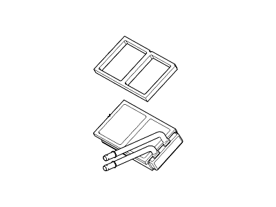 2004 Ford Freestar Heater Core - 4F2Z-18476-AA